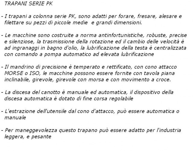 PK 40 A capcità di foratura 40 mm - Plastin Gold